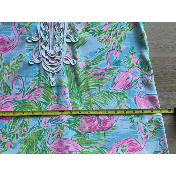 Lilly Pulitzer Jane Shift Dress Size 10 Floridita Pink Flamingo Sleeveless - Picture 6 of 9
